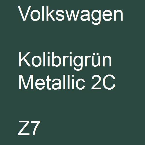 Volkswagen, Kolibrigrün Metallic 2C, Z7.